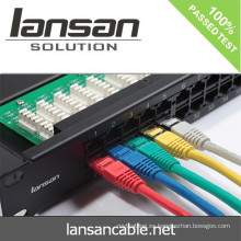 Cordón de conexión Lansan Cable BC Cat5e ROHS 4P * 26AWG 7 * 0,16 mm de paso trenzado prueba FLUKE